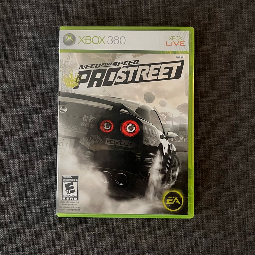Need For Speed Prostreet‎ Xbox 360 Game Complete